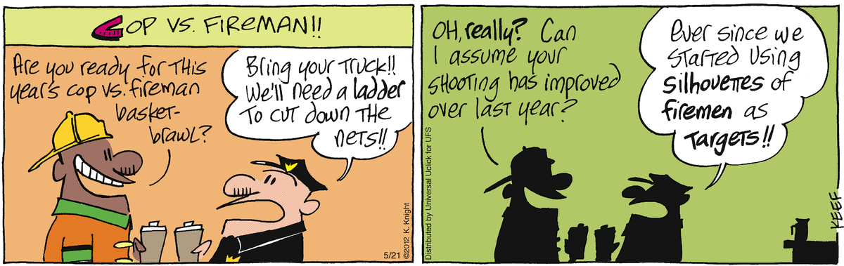 The Knight Life Comic Strip for May 21, 2012 