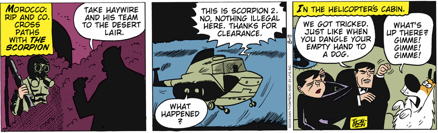 Rip Haywire Comic Strip for August 11, 2009 