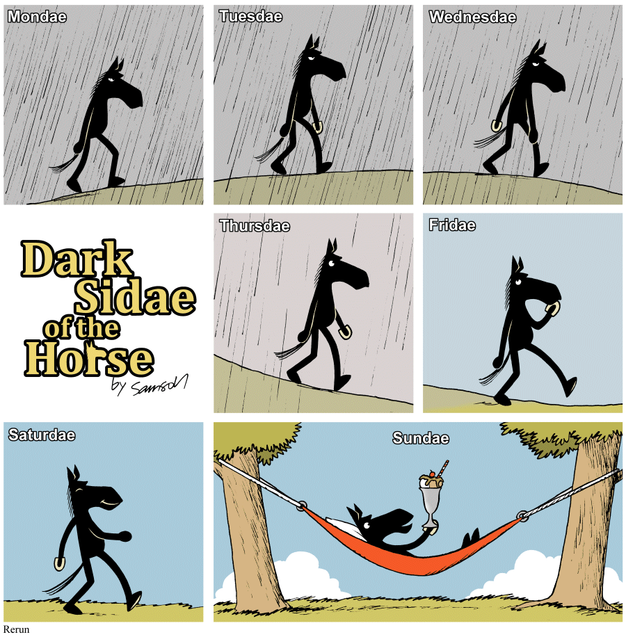 Dark Side of the Horse Comic Strip for August 16, 2015 