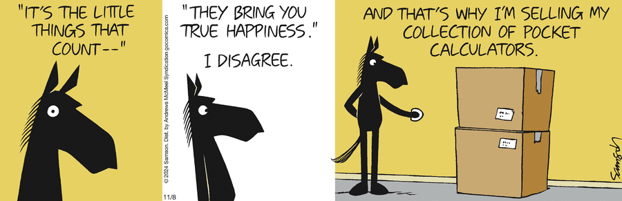 Dark Side of the Horse Comic Strip for November 08, 2024 