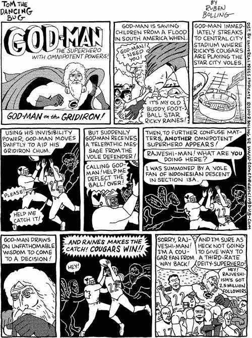 Tom the Dancing Bug Comic Strip for September 09, 2000 