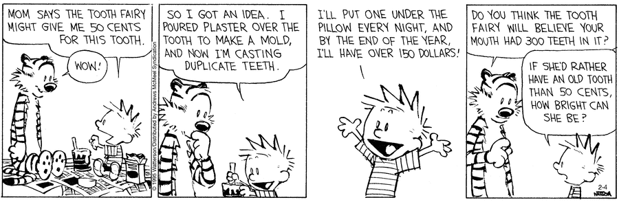 Calvin and Hobbes Comic Strip for February 04, 2025 
