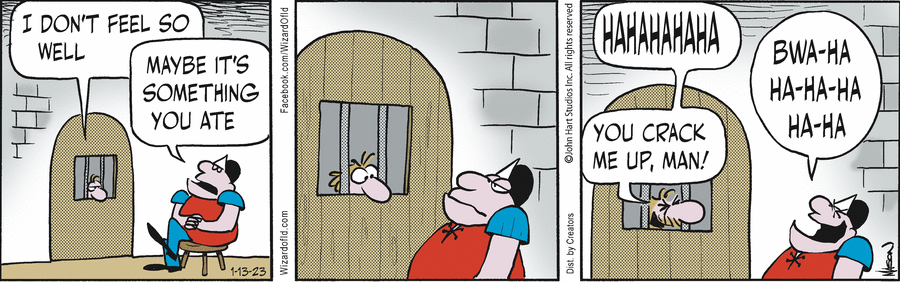Wizard of Id Comic Strip for January 13, 2023 