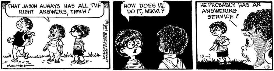 Wee Pals Comic Strip for December 02, 2024 