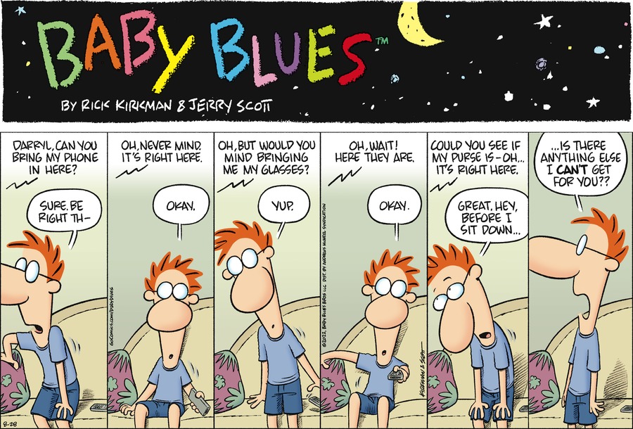 Baby Blues Comic Strip for August 28, 2022 