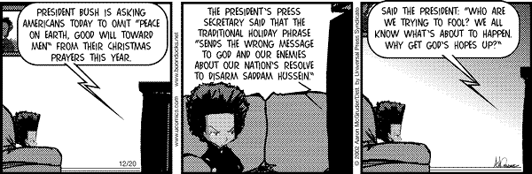 The Boondocks Comic Strip for July 23, 2010 