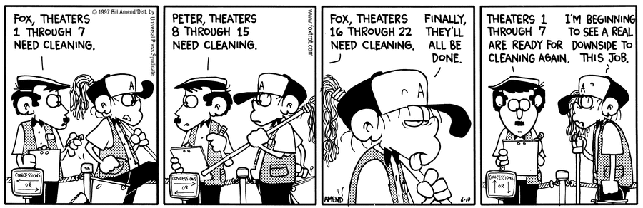 FoxTrot Comic Strip for June 10, 1997 