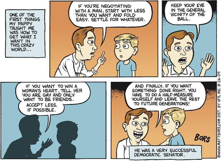 Matt Bors Comic Strip for August 26, 2009 