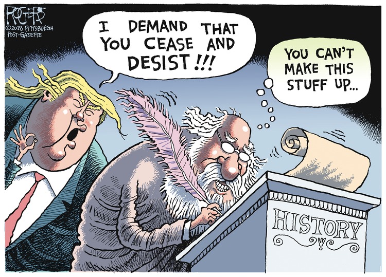 Rob Rogers Comic Strip for January 07, 2018 