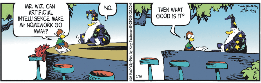 Shoe Comic Strip for February 28, 2024 