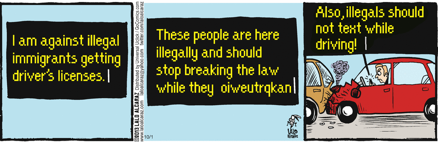 La Cucaracha Comic Strip for October 01, 2013 