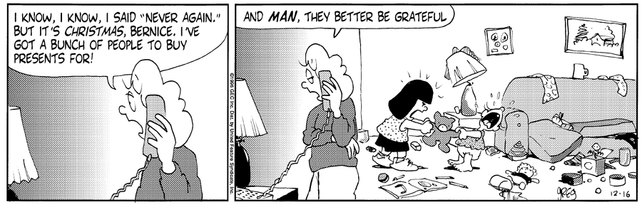 Luann Againn Comic Strip for December 16, 2024 