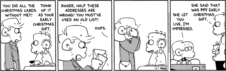 FoxTrot Classics Comic Strip for December 07, 2024 