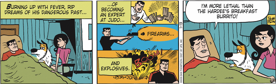 Rip Haywire Comic Strip for January 13, 2009 