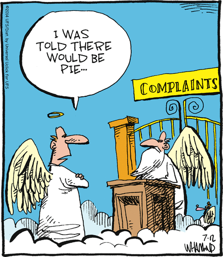 Reality Check Comic Strip for July 12, 2014 