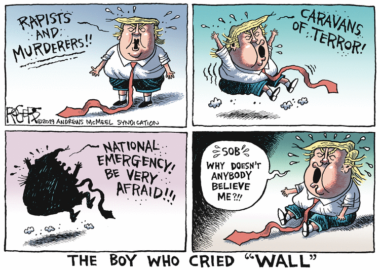 Rob Rogers Comic Strip for January 11, 2019 