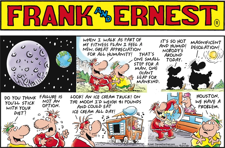 Frank and Ernest Comic Strip for July 14, 2019 