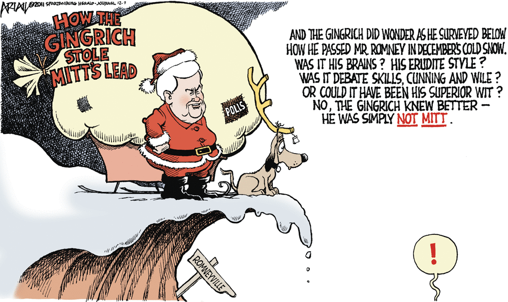 Robert Ariail Comic Strip for December 07, 2011 