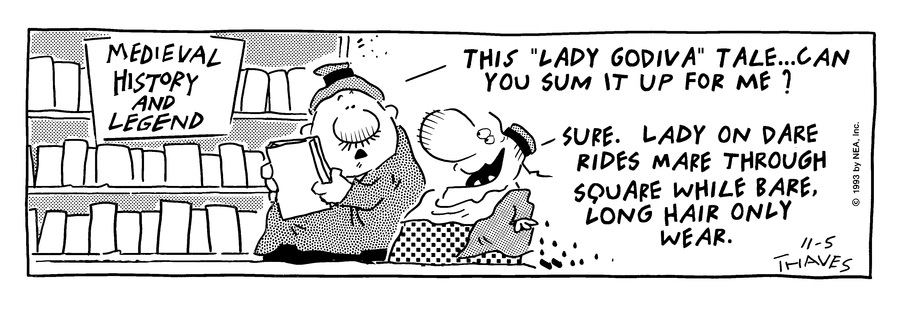 Frank and Ernest Comic Strip for November 05, 1993 