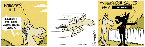 Dark Side of the Horse Comic Strip for December 16, 2011 