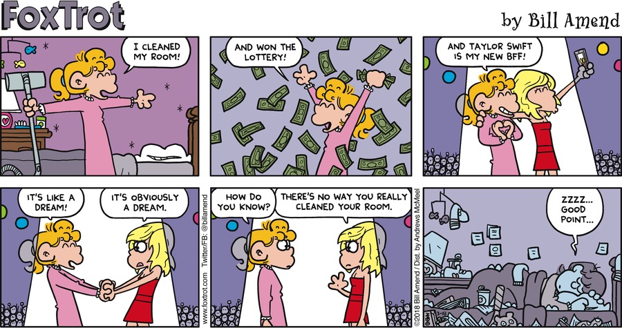 FoxTrot Comic Strip for March 18, 2018 