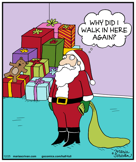 Half Full Comic Strip for December 25, 2014 