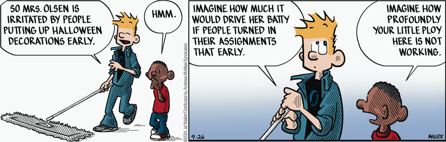 Frazz Comic Strip for September 26, 2024 