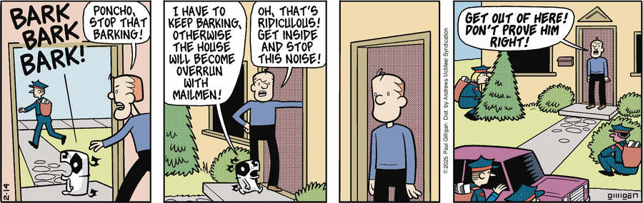 Pooch Cafe Comic Strip for February 14, 2025 