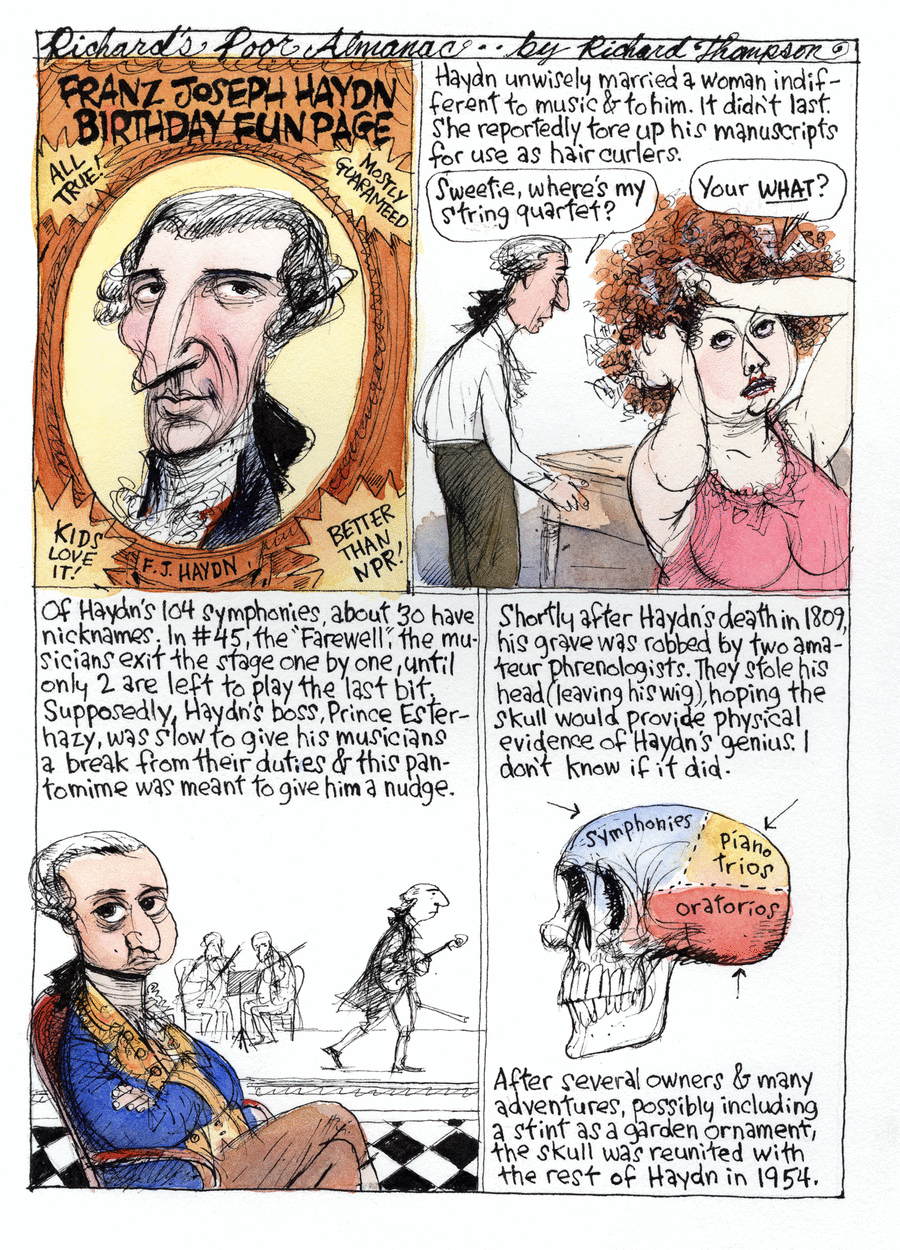 Richard's Poor Almanac Comic Strip for January 15, 2016 