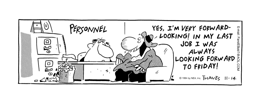 Frank and Ernest Comic Strip for November 14, 1994 
