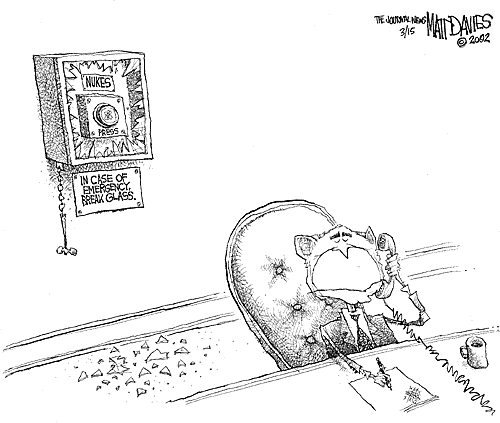 Matt Davies Comic Strip for March 14, 2002 