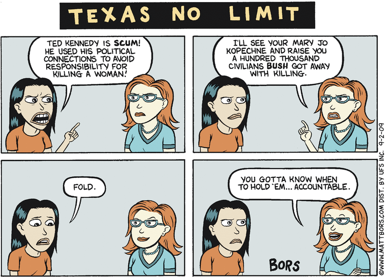 Matt Bors Comic Strip for September 02, 2009 