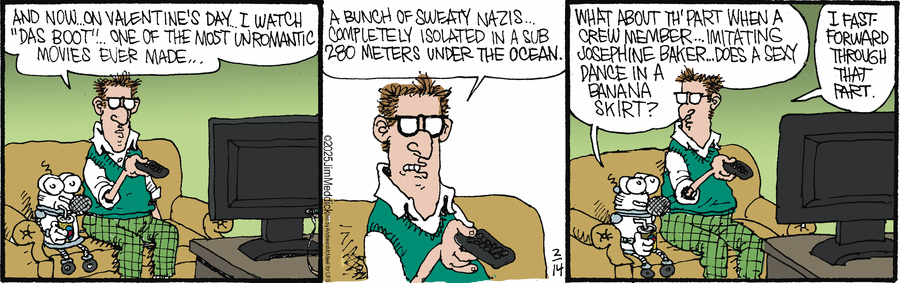 Monty Comic Strip for February 14, 2025 
