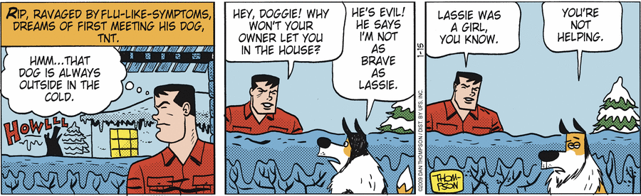 Rip Haywire Comic Strip for January 15, 2009 