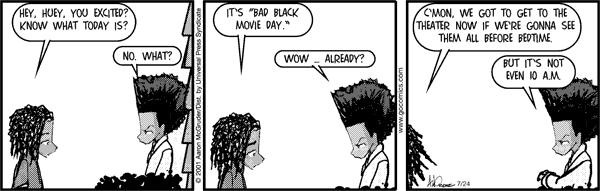 The Boondocks Comic Strip for February 24, 2014 