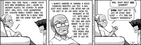 The Boondocks Comic Strip for October 31, 2013 