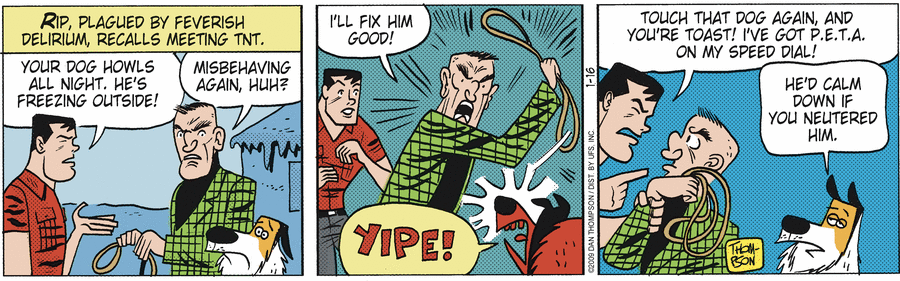 Rip Haywire Comic Strip for January 16, 2009 