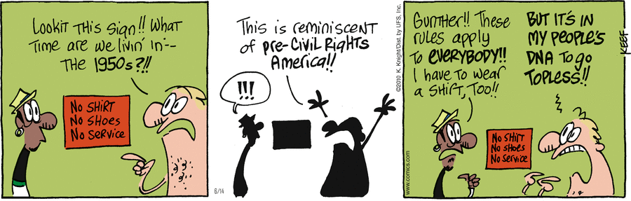 The Knight Life Comic Strip for June 14, 2010 