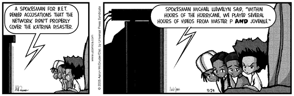 The Boondocks Comic Strip for April 27, 2013 