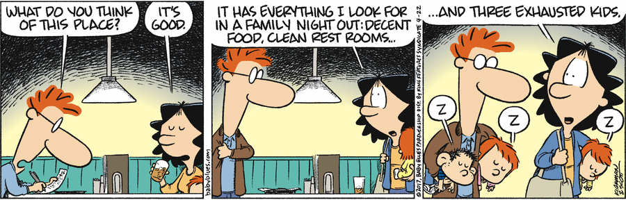 Baby Blues Comic Strip for April 22, 2017 