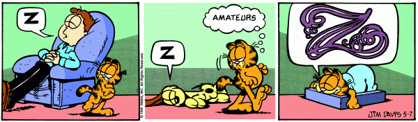 Garfield Comic Strip for May 07, 1990 
