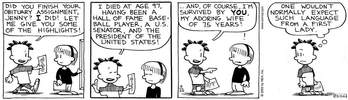 Big Nate Comic Strip for May 25, 2002 