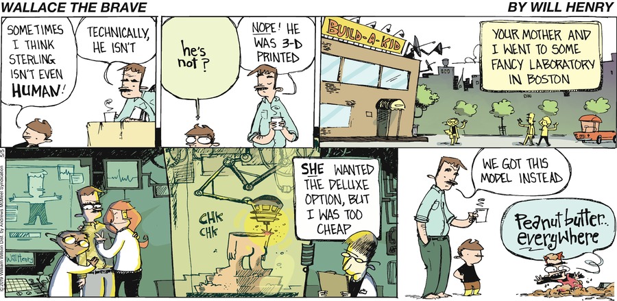 Wallace the Brave Comic Strip for May 05, 2019 