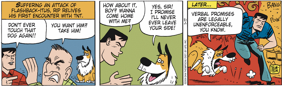 Rip Haywire Comic Strip for January 17, 2009 