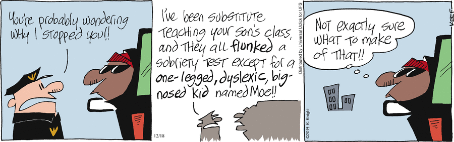 The Knight Life Comic Strip for December 18, 2014 