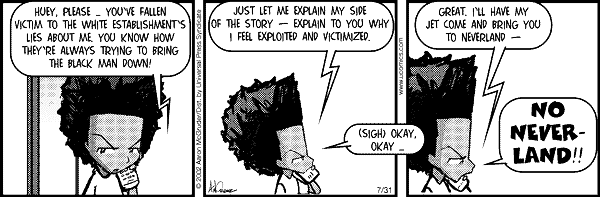 The Boondocks Comic Strip for March 03, 2010 
