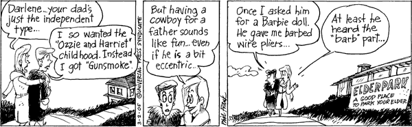 The Elderberries Comic Strip for March 02, 2005 