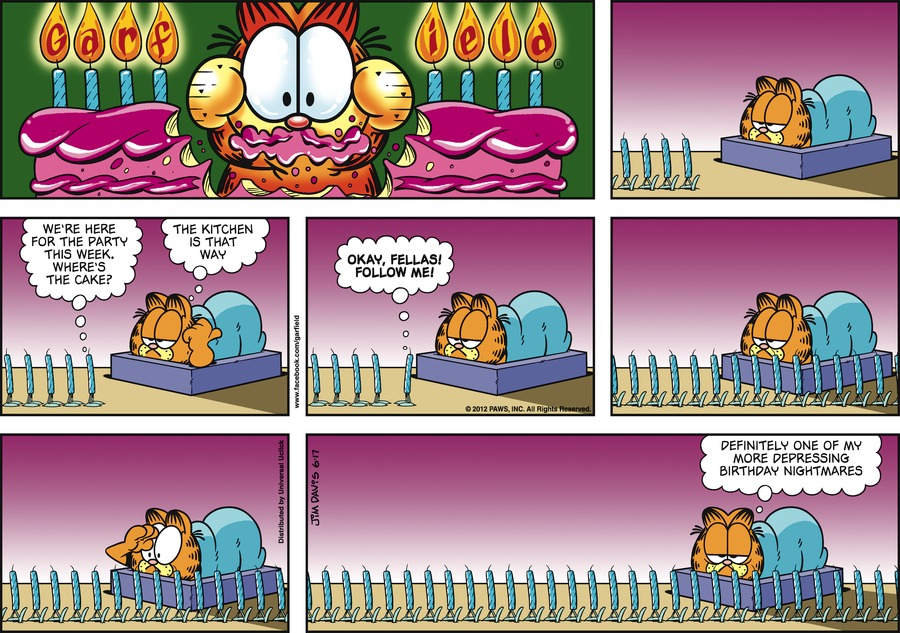 Garfield Comic Strip for June 17, 2012 