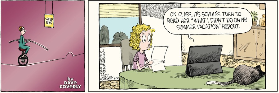 Speed Bump Comic Strip for August 30, 2020 