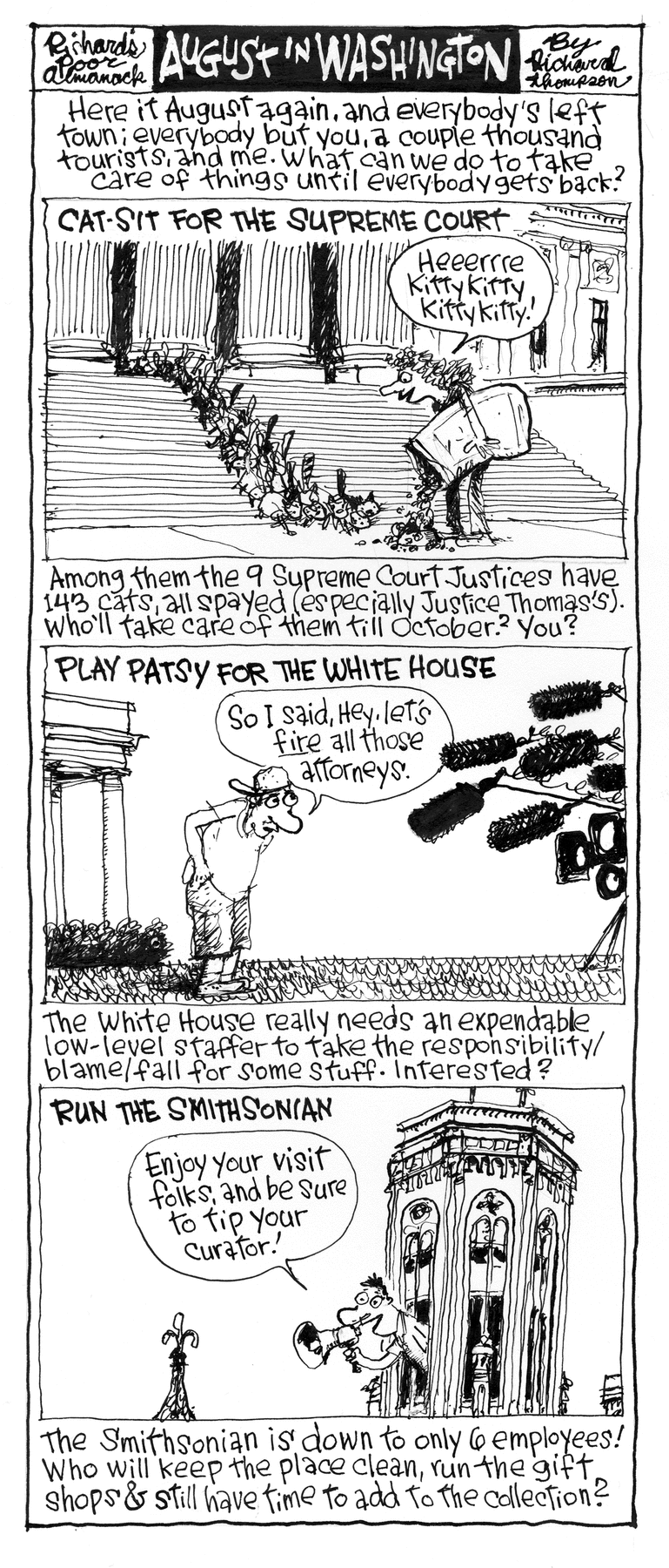 Richard's Poor Almanac Comic Strip for July 11, 2016 